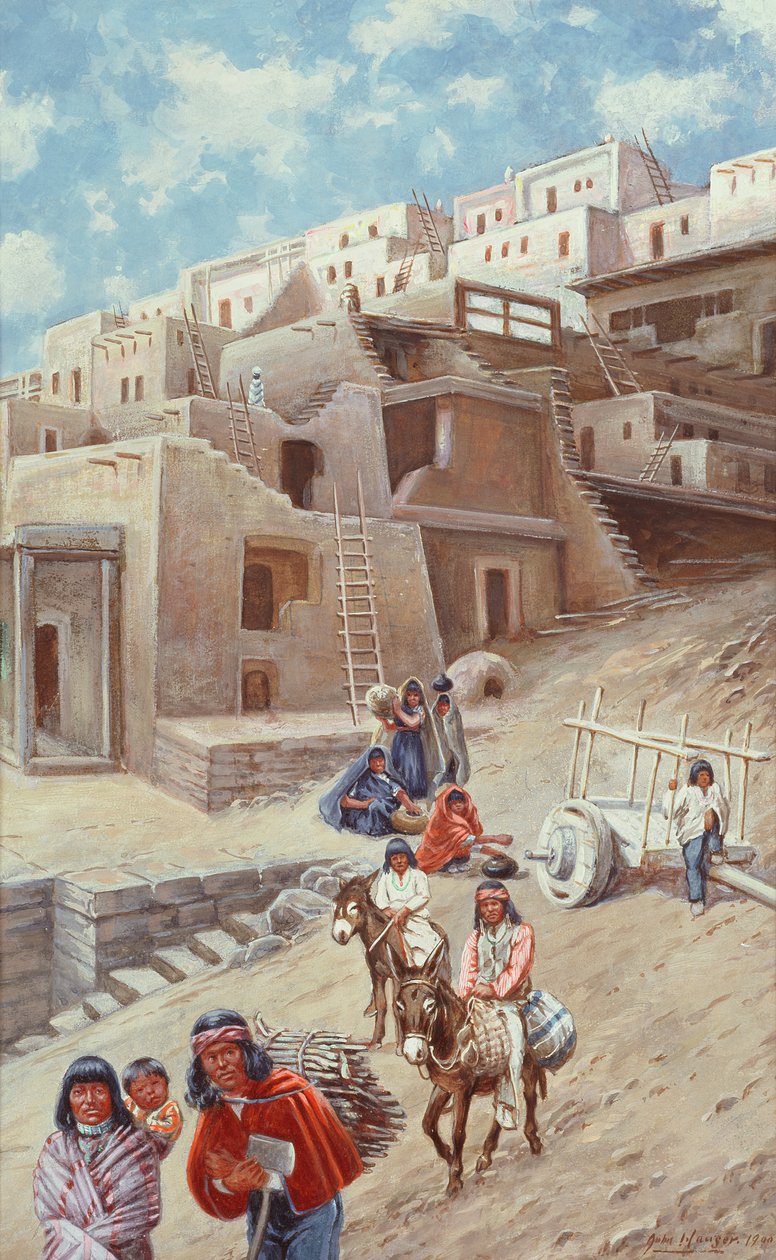 Falufalu, 1900 alkotó: John Hauser