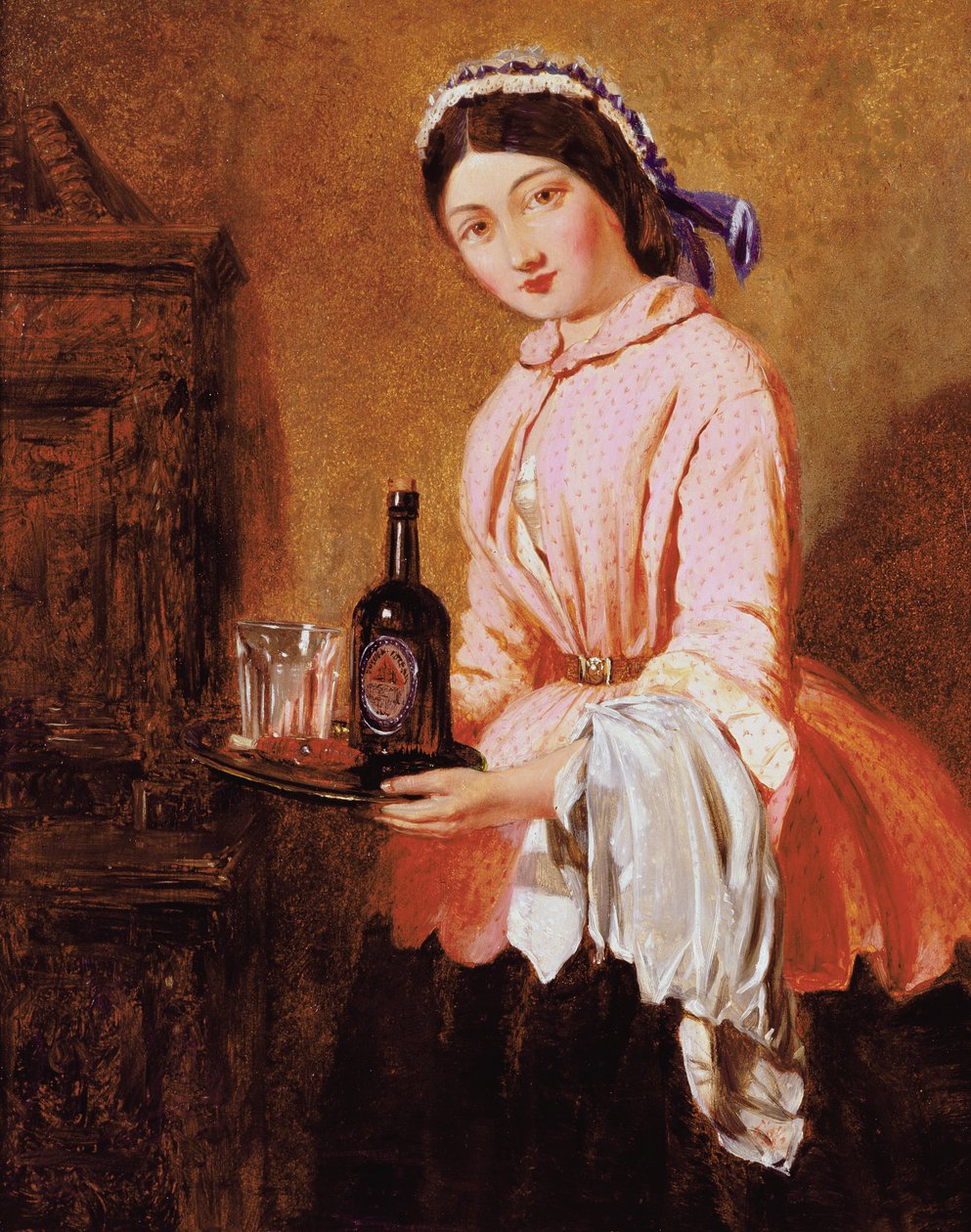 A pincérnő (tábla) alkotó: John Haynes Williams