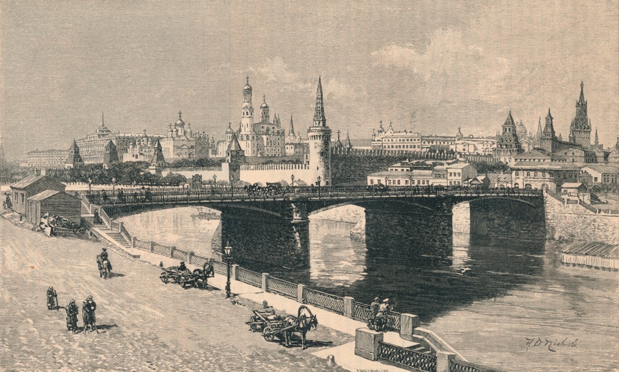 „A Kreml általános képe”, 1900. alkotó: John Hellawell