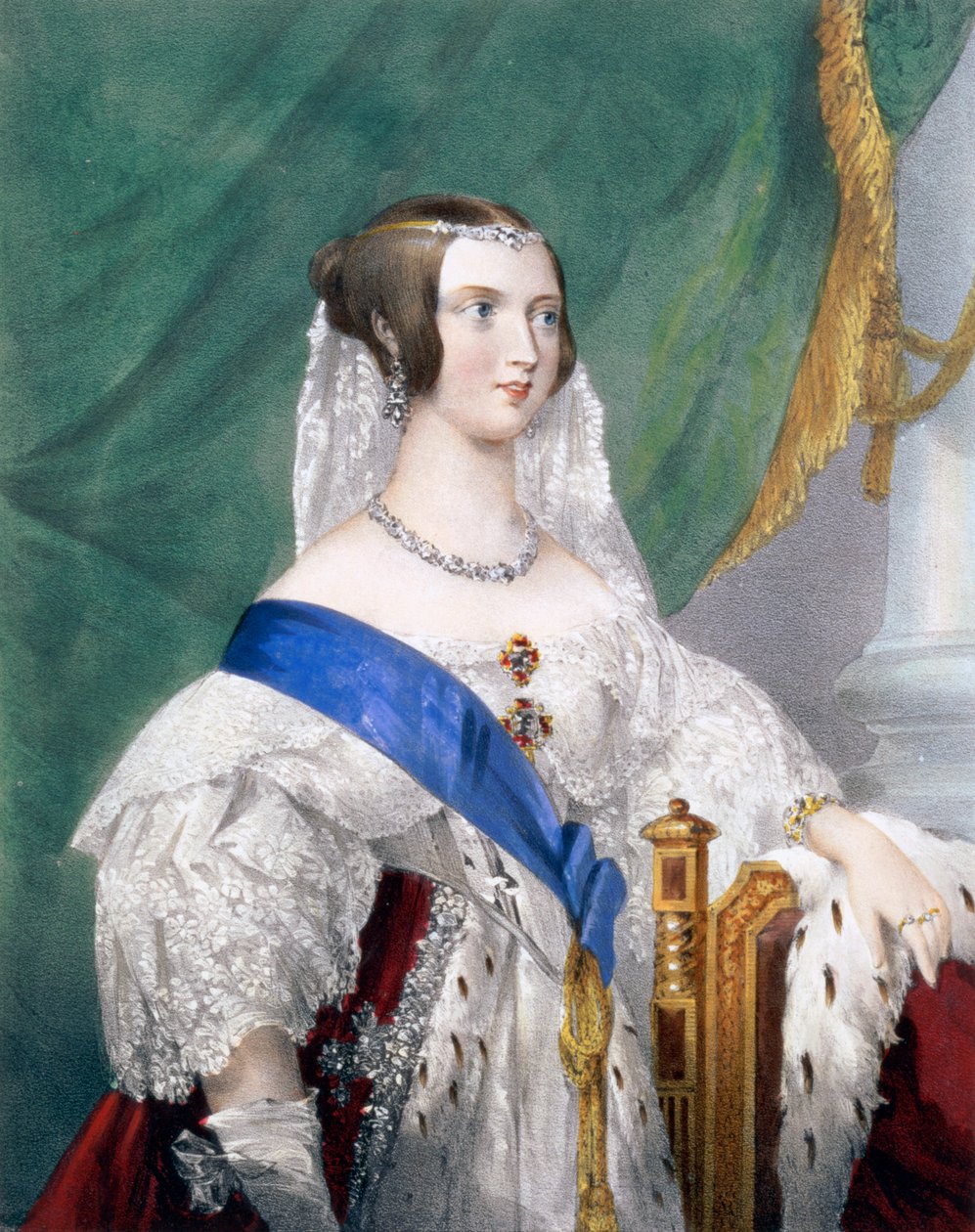 Viktória királynő, 19. század. alkotó: John Henry Lynch