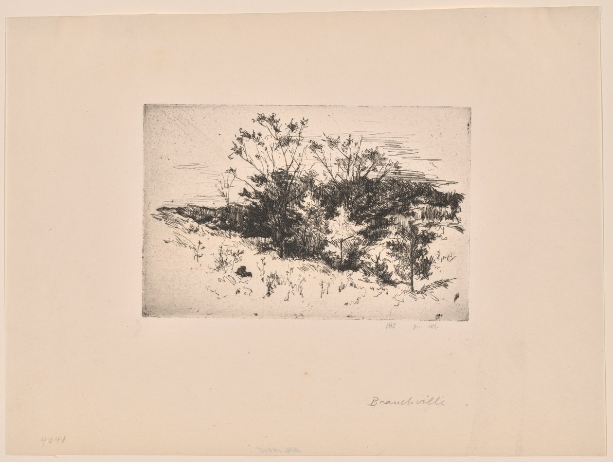 Őszi táj alkotó: John Henry Twachtman