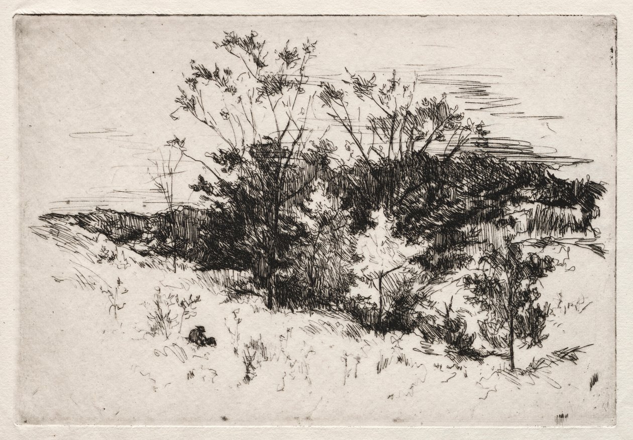 Őszi táj, 1879-80. alkotó: John Henry Twachtman