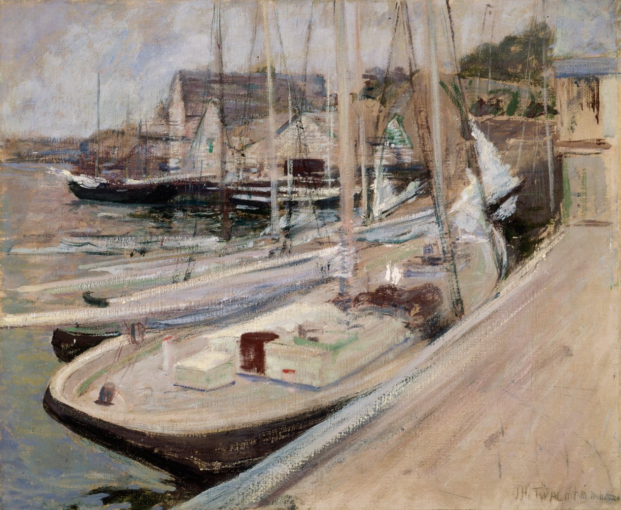 Halászhajók Gloucesterben, 1901. alkotó: John Henry Twachtman