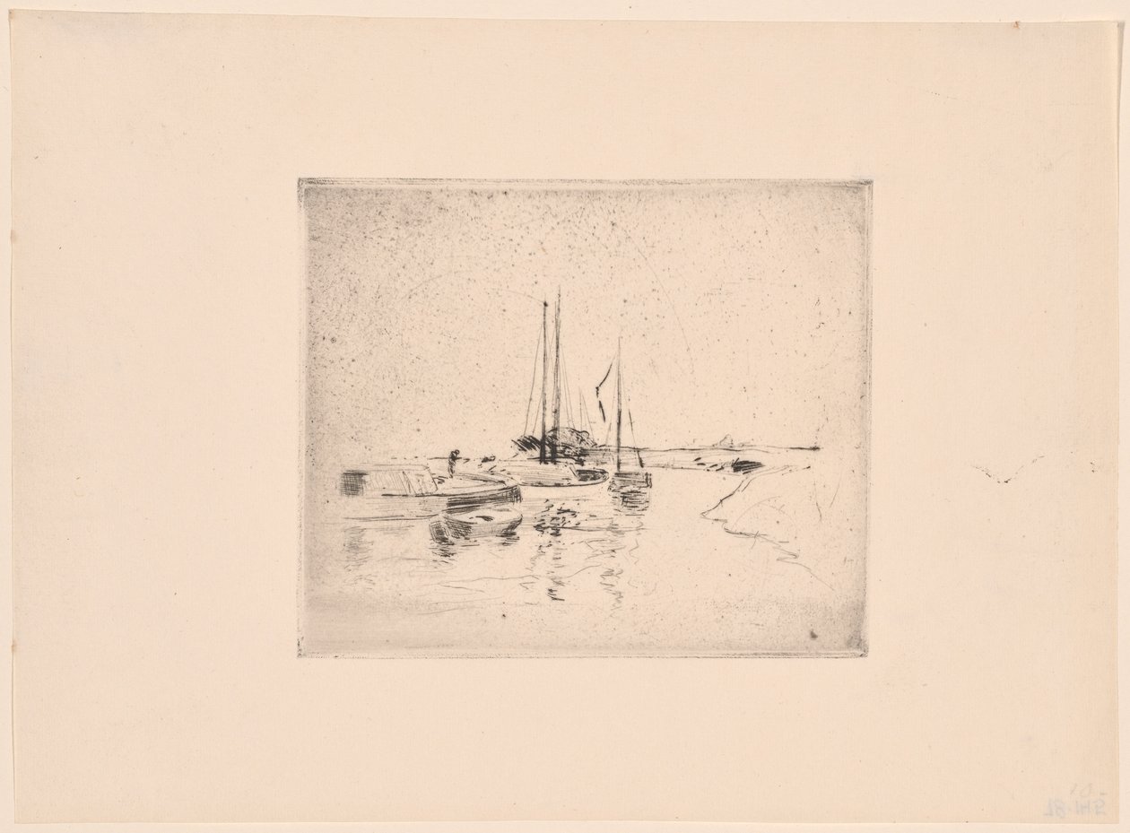 Négy csónak alkotó: John Henry Twachtman