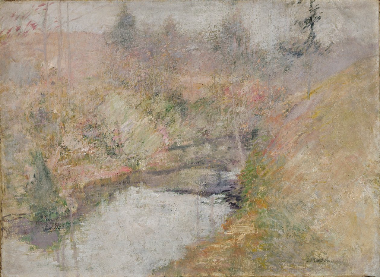 Hemlock Pool alkotó: John Henry Twachtman
