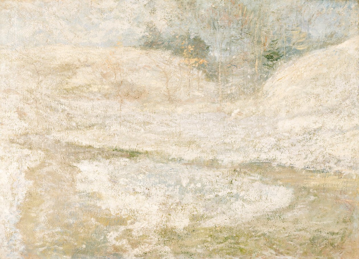 The Brook, Greenwich, Connecticut alkotó: John Henry Twachtman