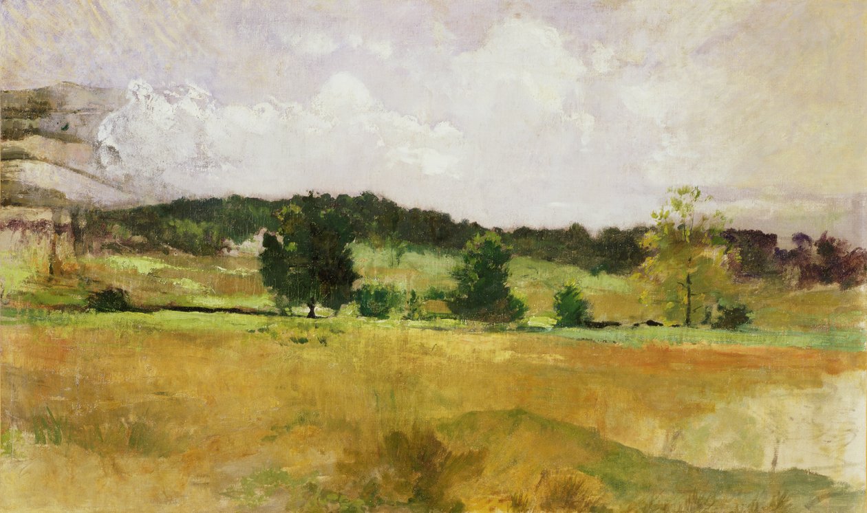 Tájtanulmány, 1900 körül (olaj, vászon) alkotó: John Henry Twatchman