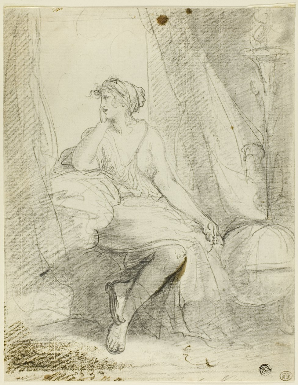 Ülő Nő alkotó: John Hoppner