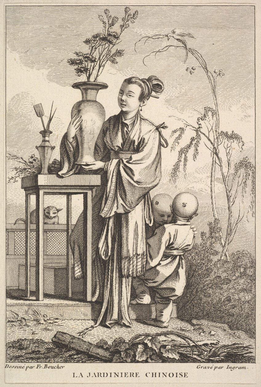 A kínai kertész, 1741-63. alkotó: John Ingram