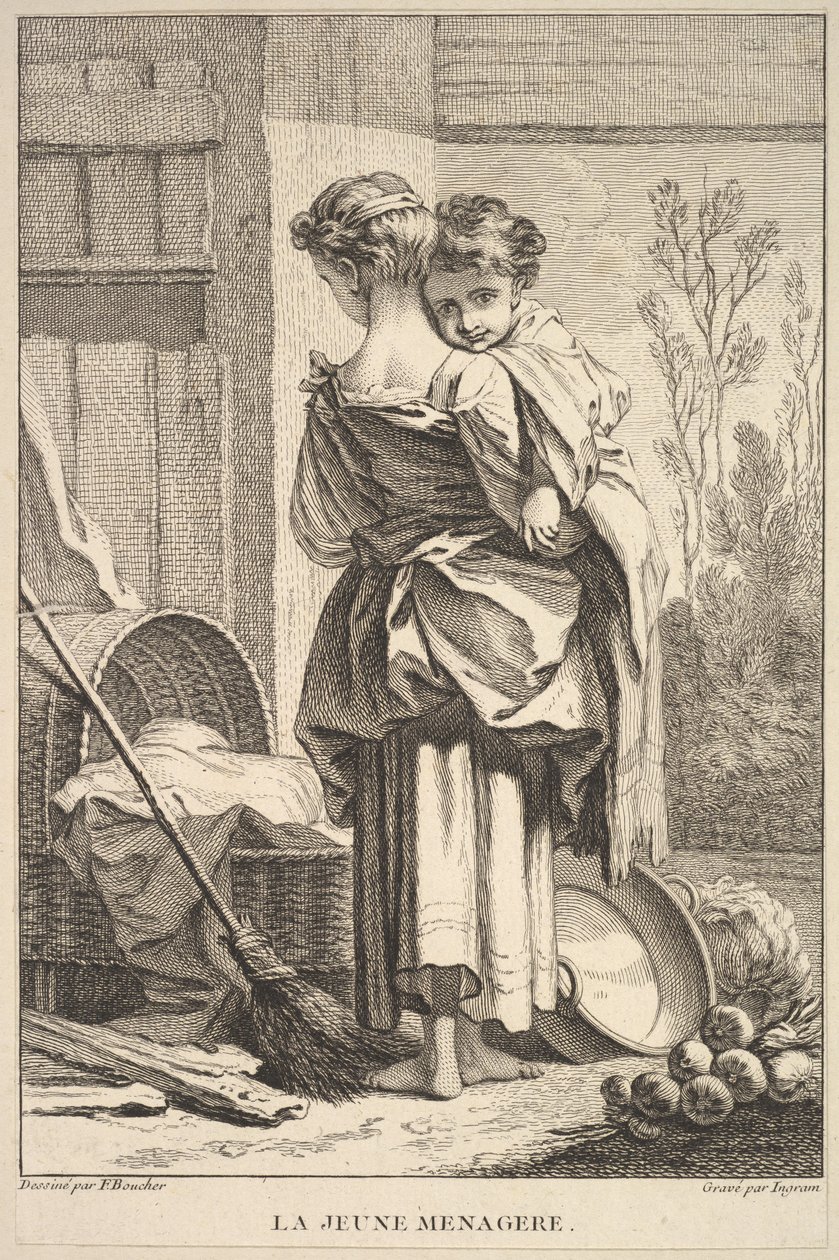 Az ifjú házvezetőnő, 1741-63. alkotó: John Ingram