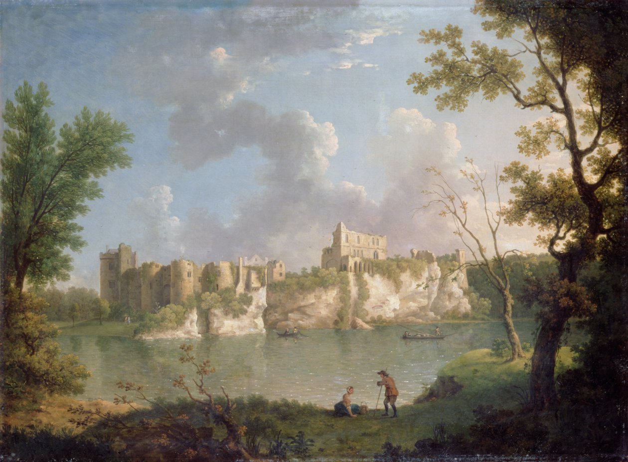 Chepstow Castle (olaj, vászon) alkotó: John Inigo Richards