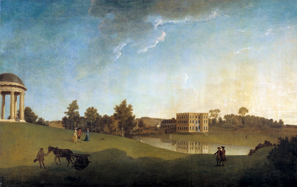 „Halswell House, Somerset”, 1764 alkotó: John Inigo Richards