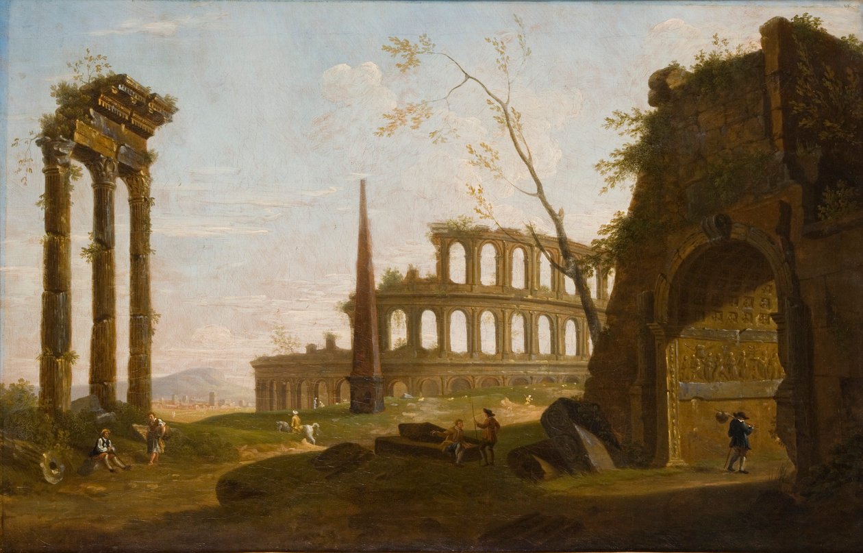 Római Capriccio, 1756 alkotó: John Inigo Richards