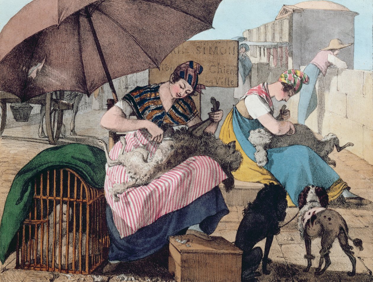 Kutyavágók a Pont-Neuf-on alkotó: John James Chalon