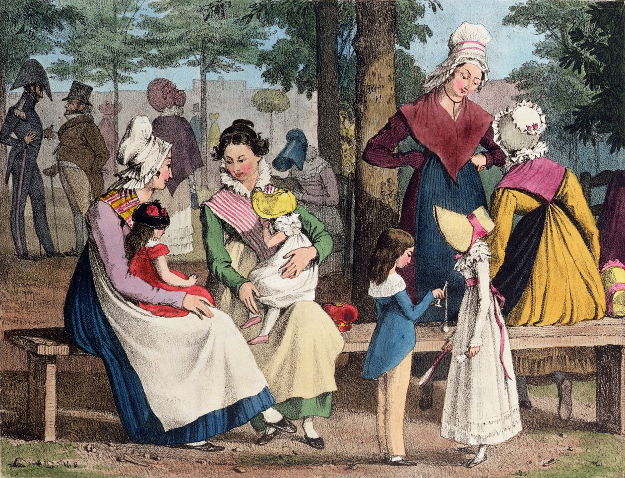 A dadusok, 1820 alkotó: John James Chalon