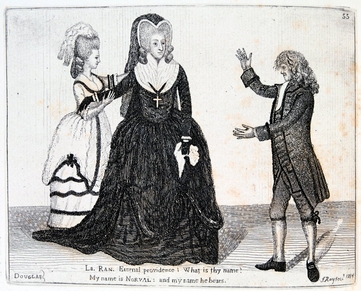 Sarah Siddons angol színésznő, 1784. alkotó: John Kay