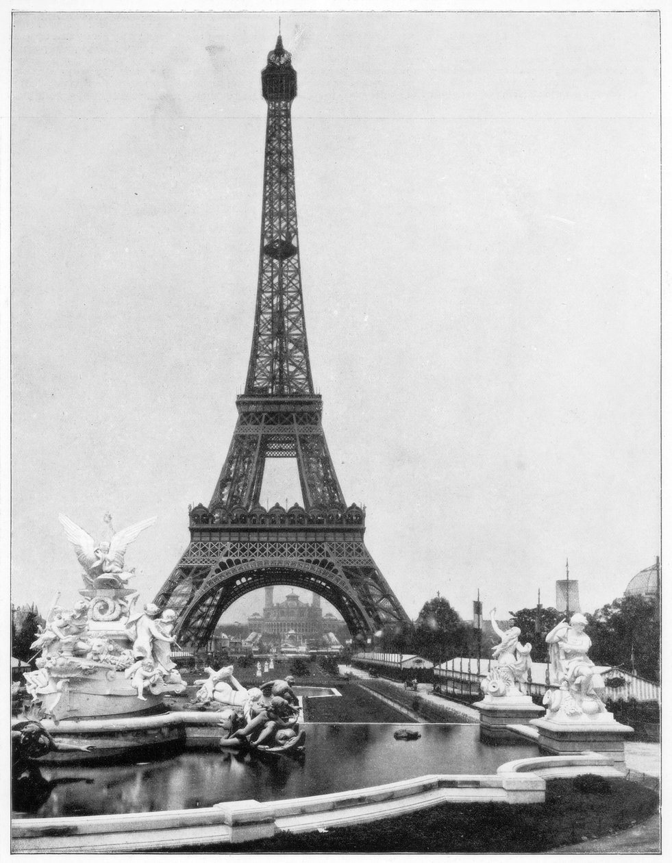 Eiffel-torony, Párizs, 19. század vége. alkotó: John L. Stoddard