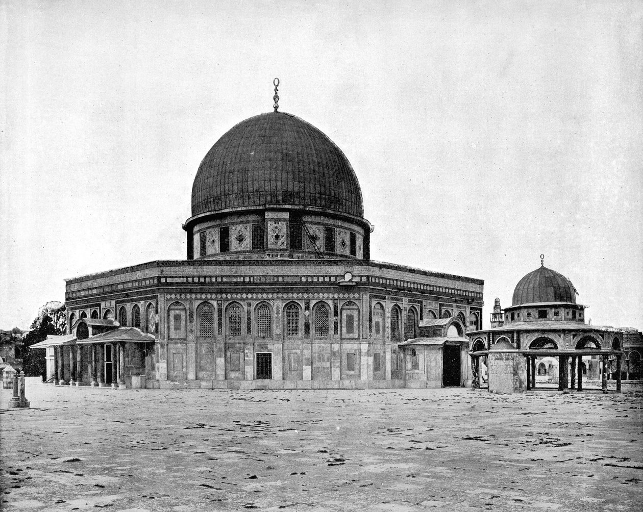 Omar mecset, Jeruzsálem, 1893. alkotó: John L. Stoddard