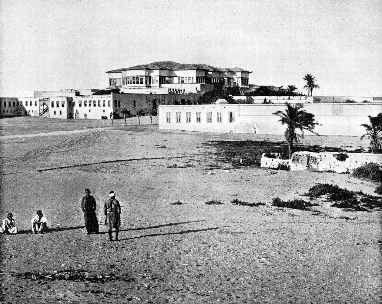 Palota és Hárem, Alexandria, Egyiptom, 1893. alkotó: John L. Stoddard