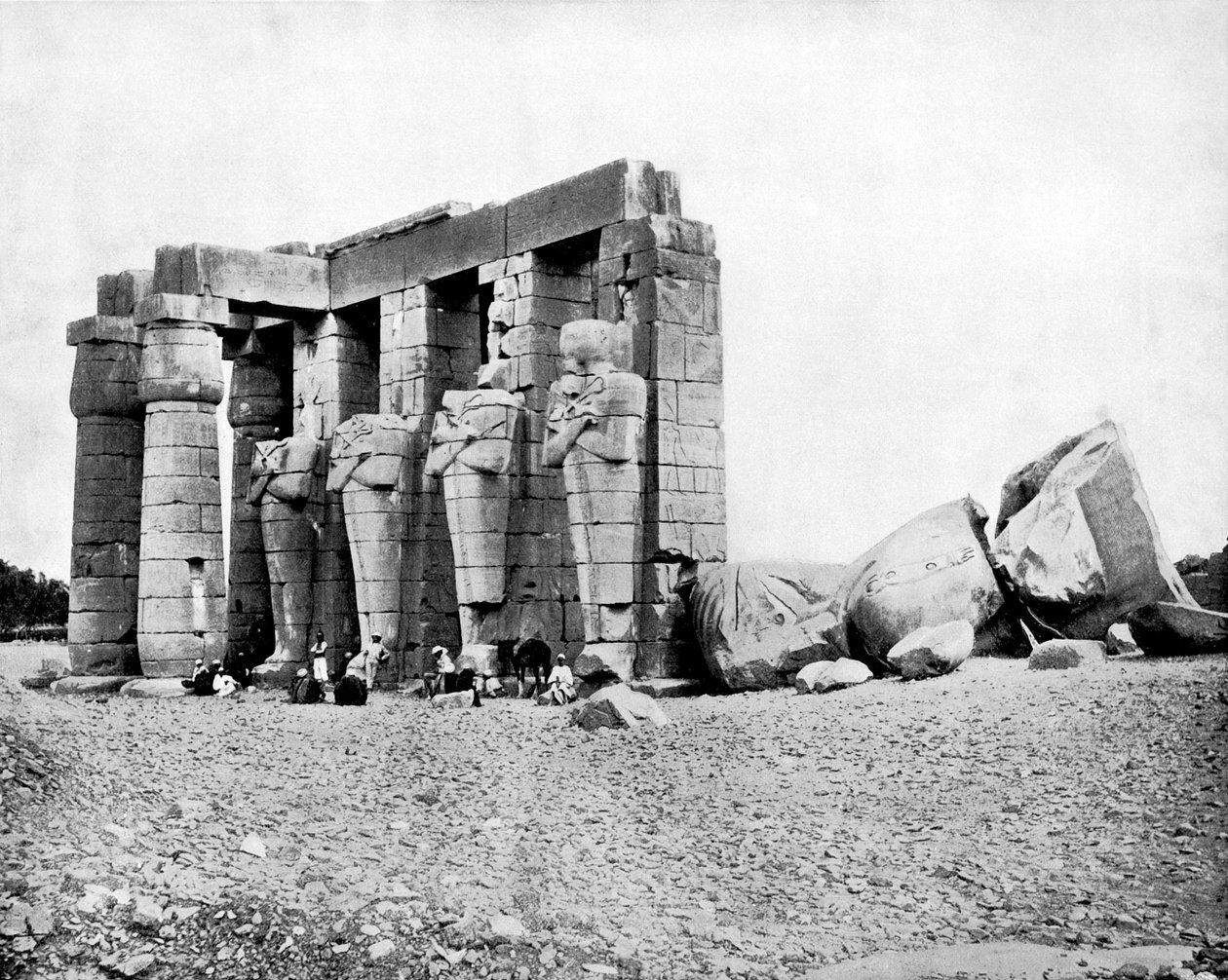 Romok, Théba, Egyiptom, 1893. alkotó: John L. Stoddard