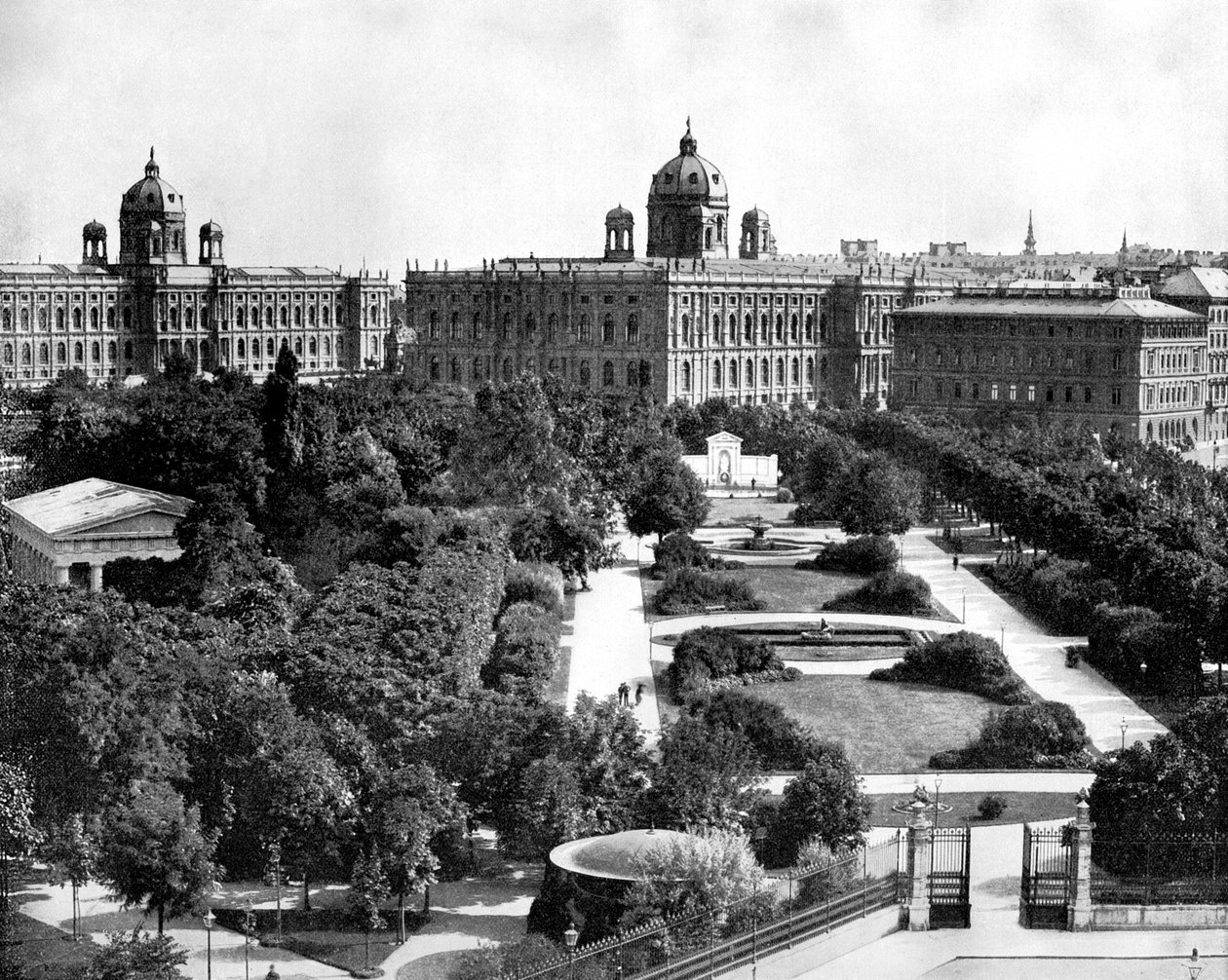 Volksgarten és Theseum, Bécs, Ausztria, 1893. alkotó: John L. Stoddard