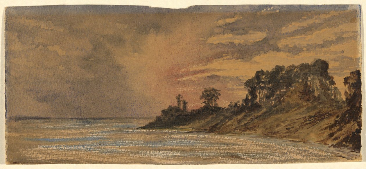 Naplemente a Vörös tavasznál alkotó: John La Farge