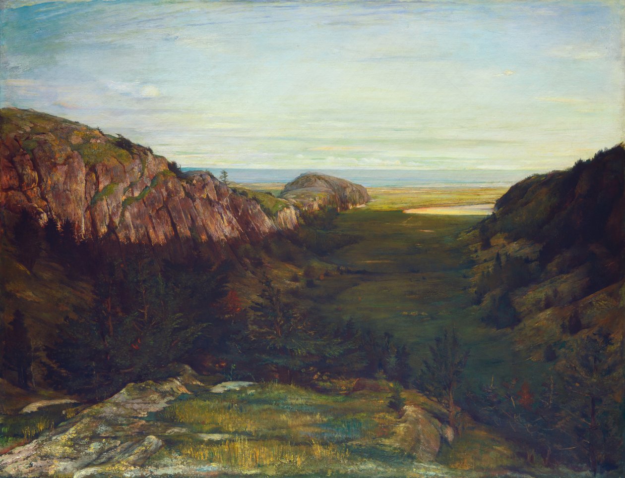 Az utolsó völgy – Paradicsom sziklái alkotó: John La Farge