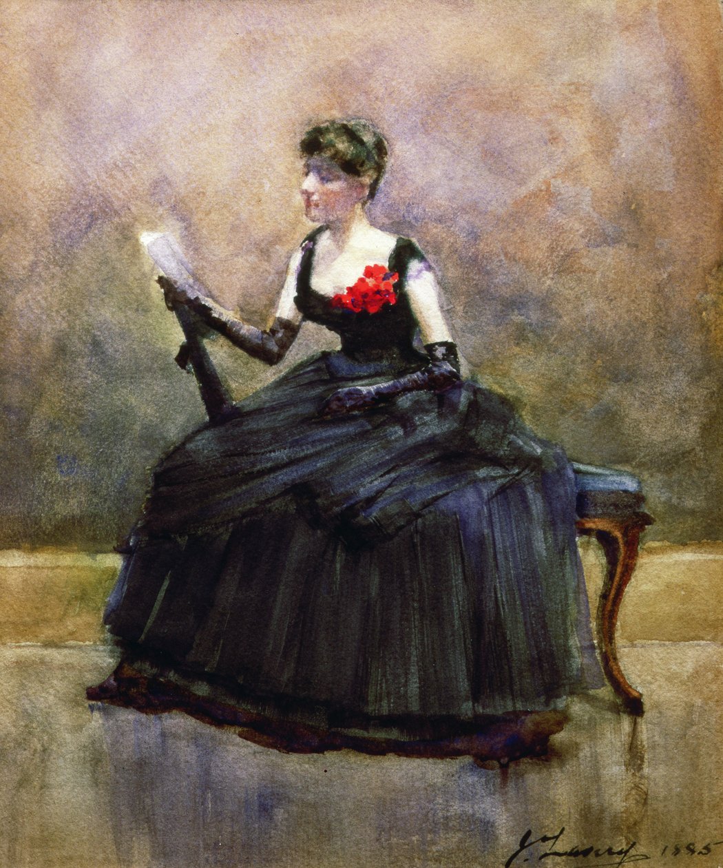 A bálon (papíron wc) alkotó: John Lavery