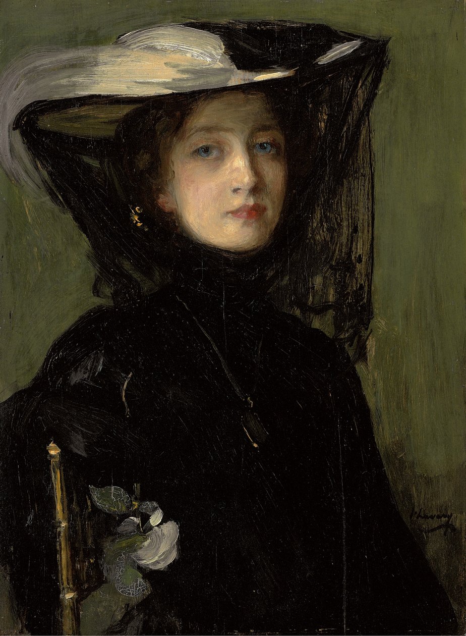 Mária feketében alkotó: John Lavery