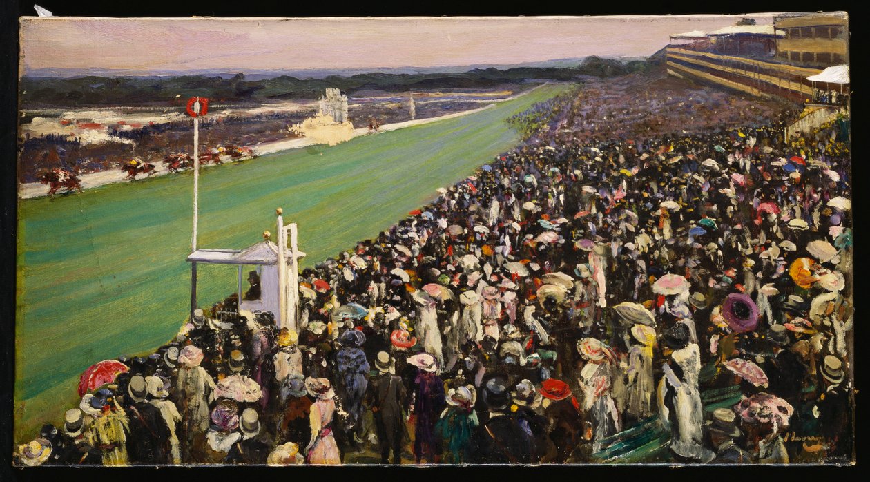 Az Arany Kupa, Ascot, a Royal Enclosure alkotó: John Lavery