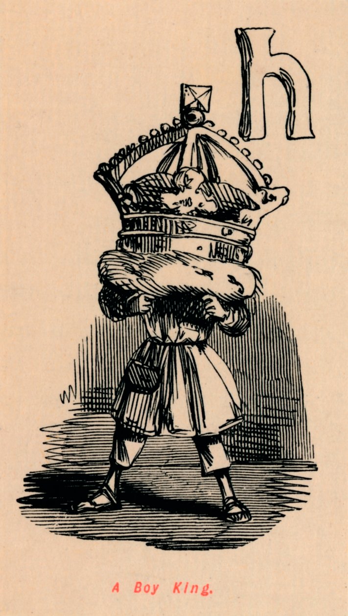 Egy fiú király, alkotó: John Leech
