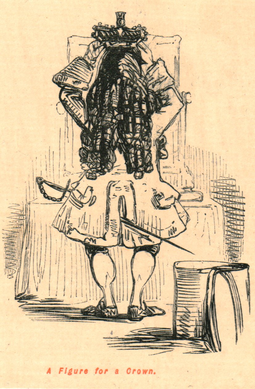 Egy koronafigura, 1897. alkotó: John Leech