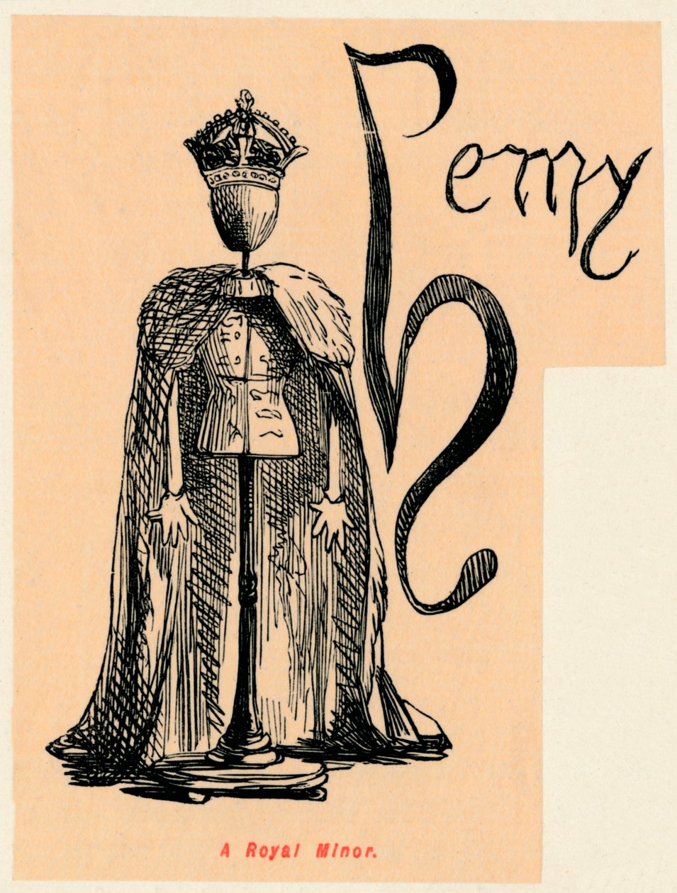 A Royal Minor, c1860, c1860 alkotó: John Leech