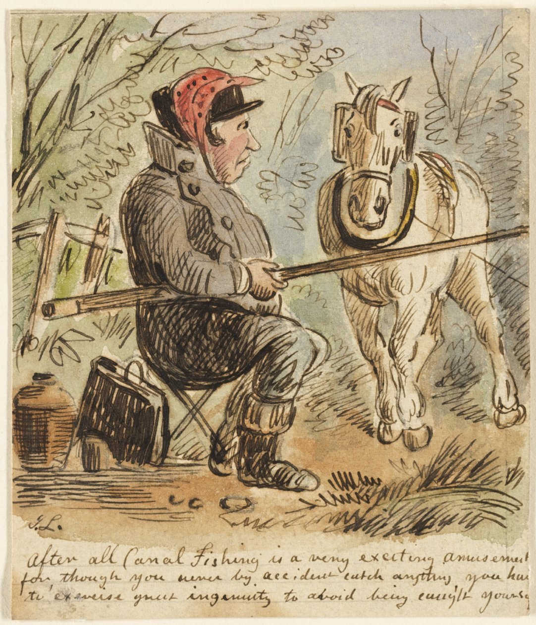 Csatorna horgászat alkotó: John Leech