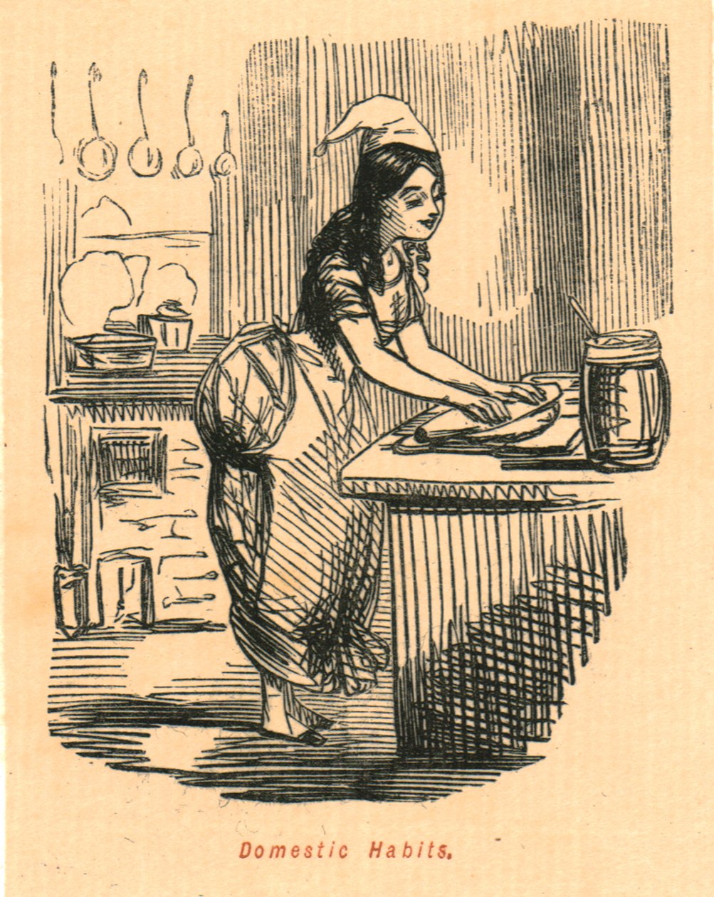 Háztartási szokások, 1897. alkotó: John Leech