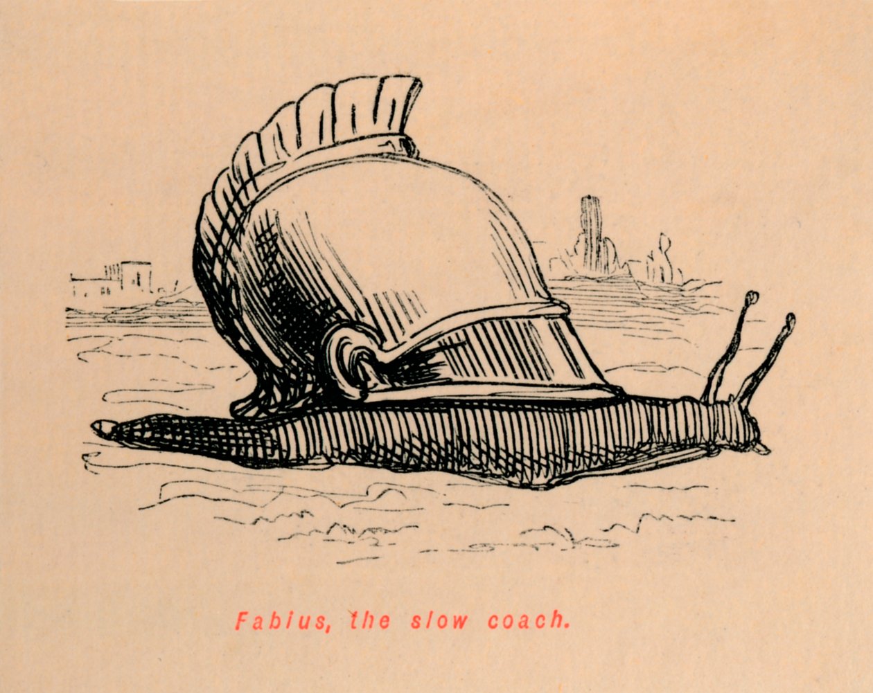 Fabius, a lassú edző, 1852 alkotó: John Leech