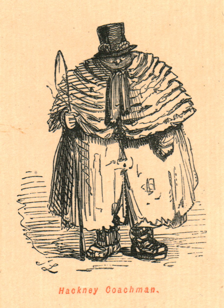 Hackney Coachman, 1897. alkotó: John Leech