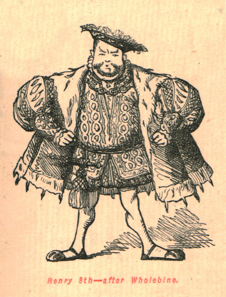 Henry 8. – Wholebine után, 1897. alkotó: John Leech
