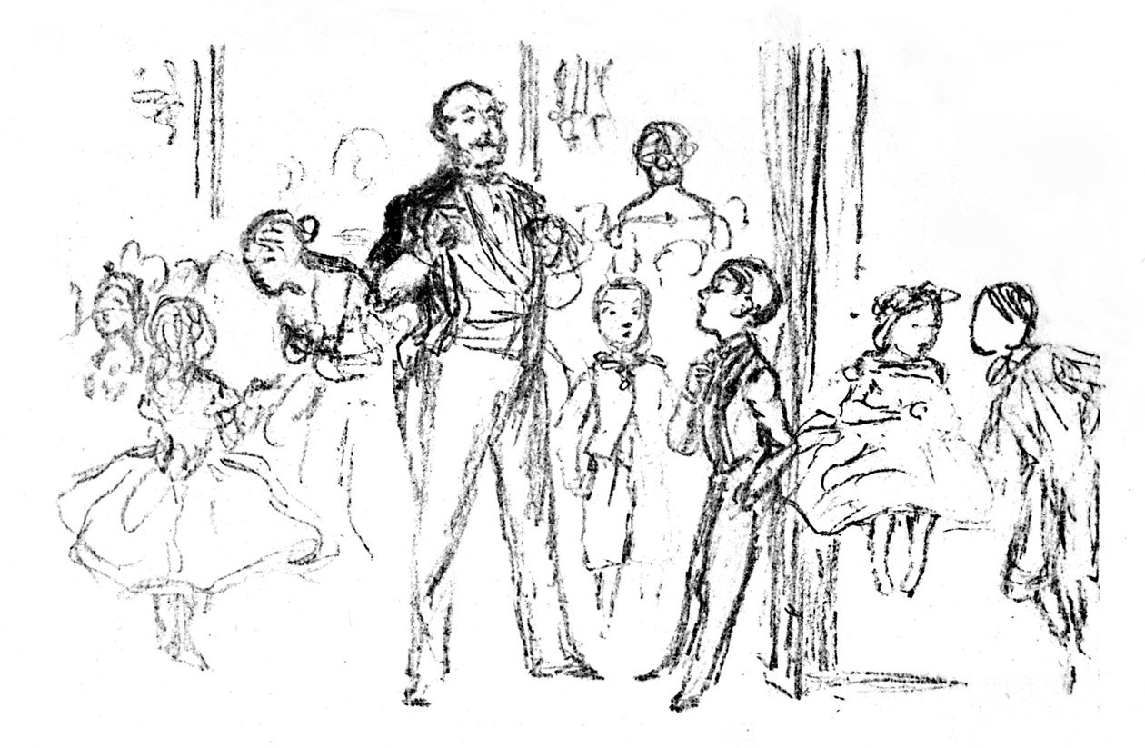 Fiatalkorúak partija, From Punch, 1864, 1923 alkotó: John Leech