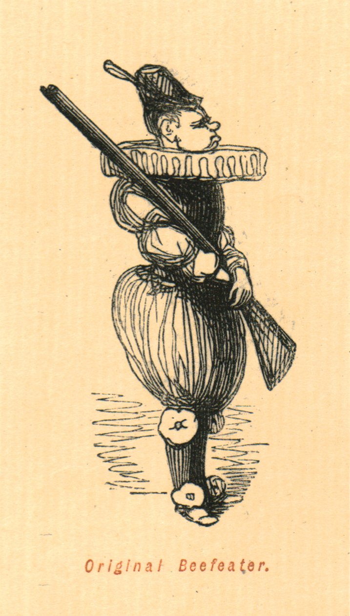 Eredeti Beefeater, 1897. alkotó: John Leech