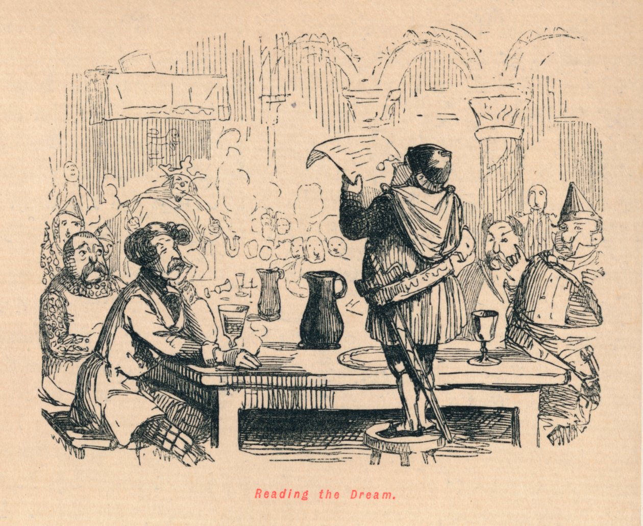 Az álom olvasása, c1860, c1860 alkotó: John Leech