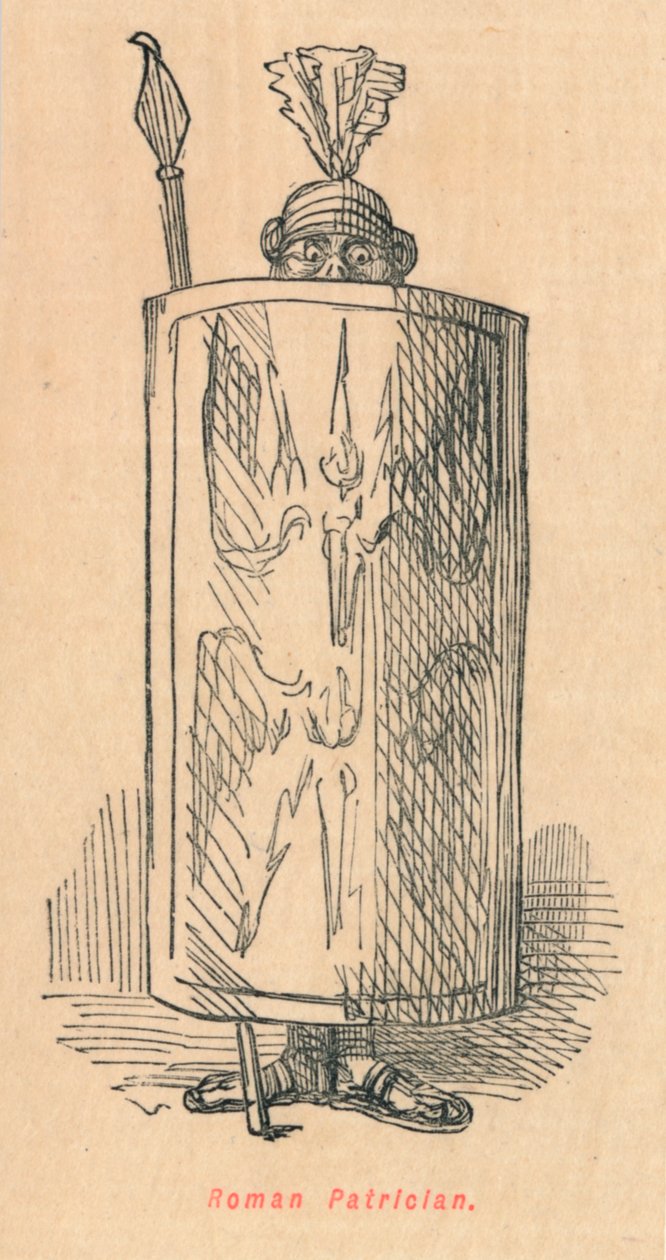 római patrícius, 1852 alkotó: John Leech