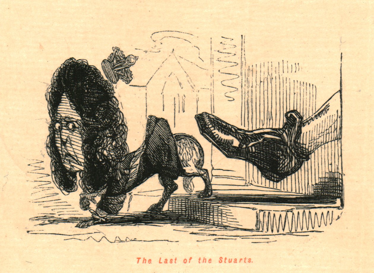 Az utolsó Stuart, 1897. alkotó: John Leech