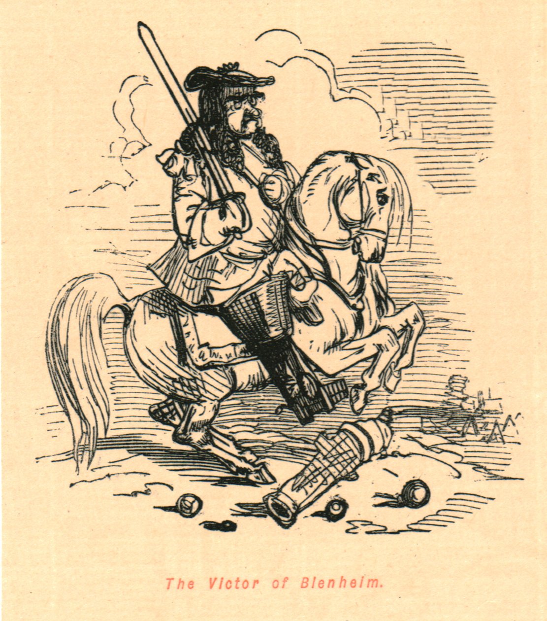 Blenheim győztese, 1897. alkotó: John Leech