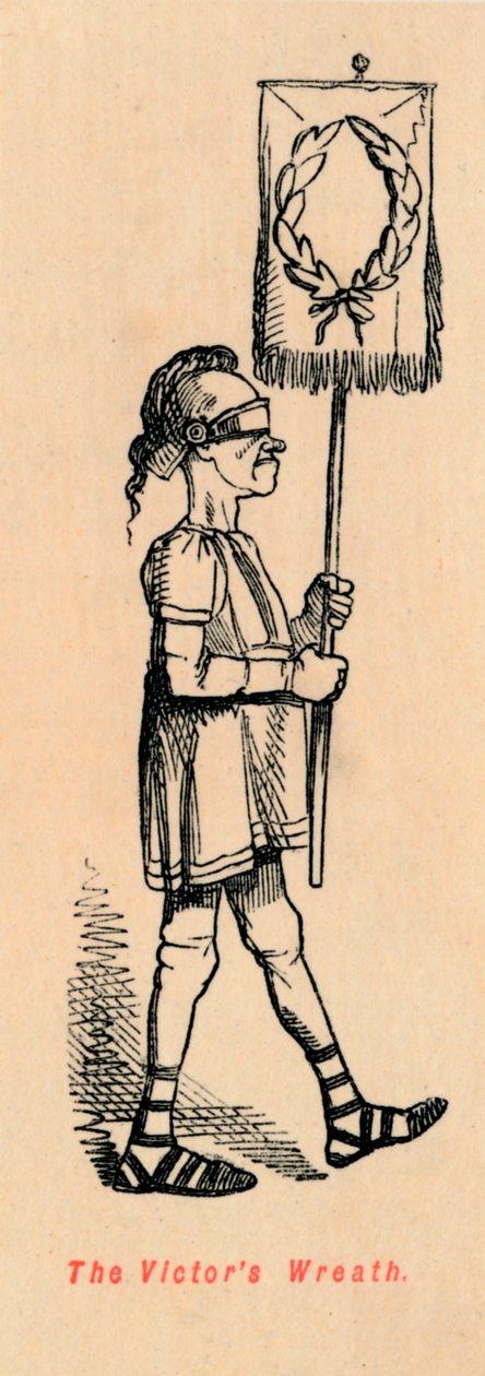 Győztesek koszorúja, 1852 alkotó: John Leech