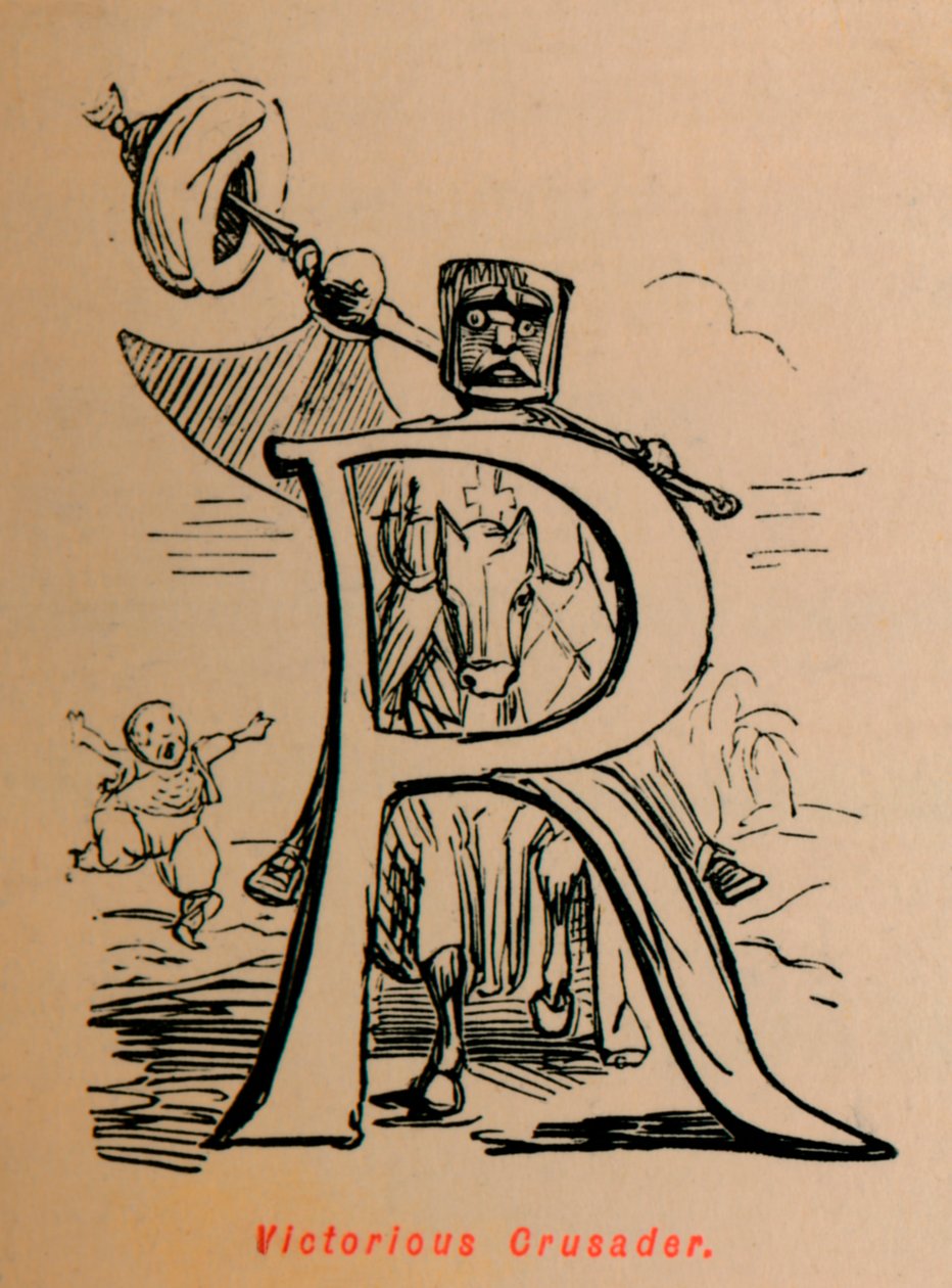 Győztes keresztes, c1860, c1860 alkotó: John Leech