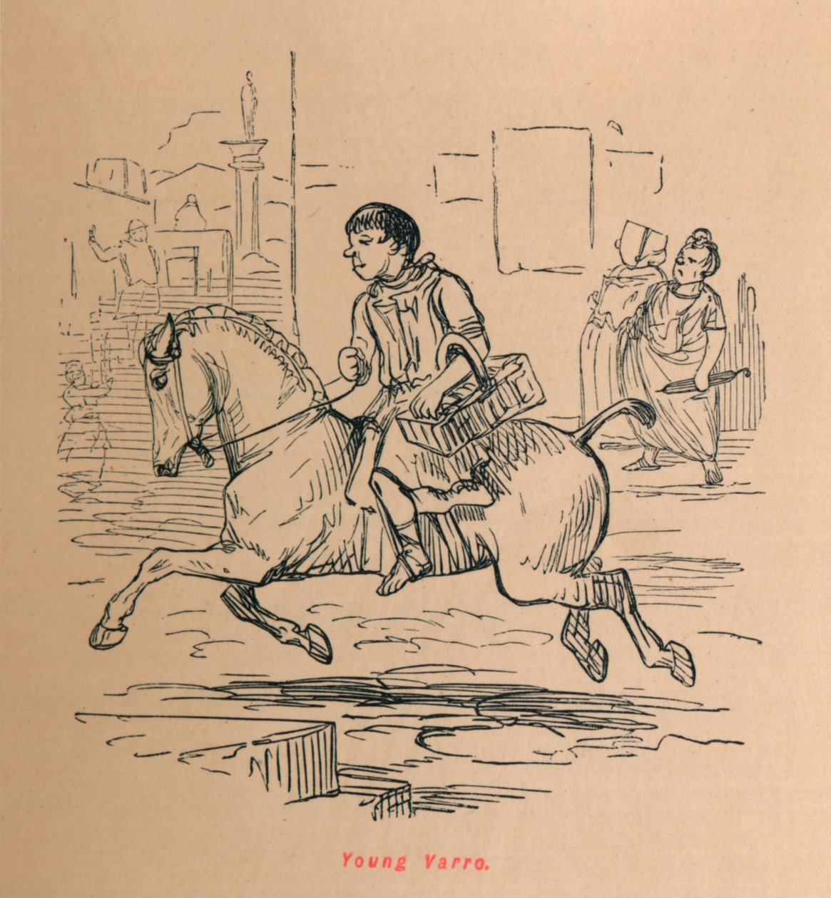 Fiatal Varro, 1852 alkotó: John Leech