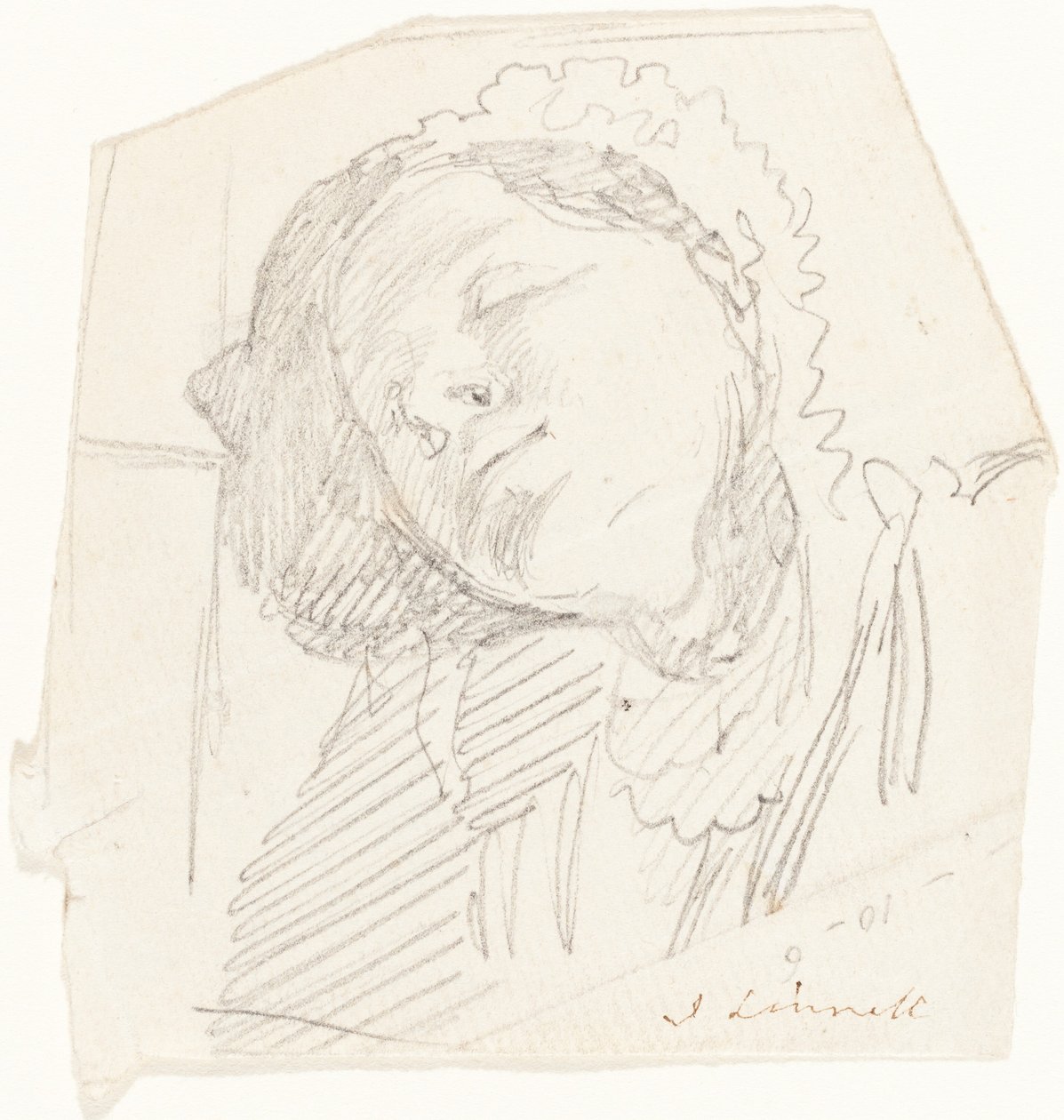 Pihenő Nő alkotó: John Linnell