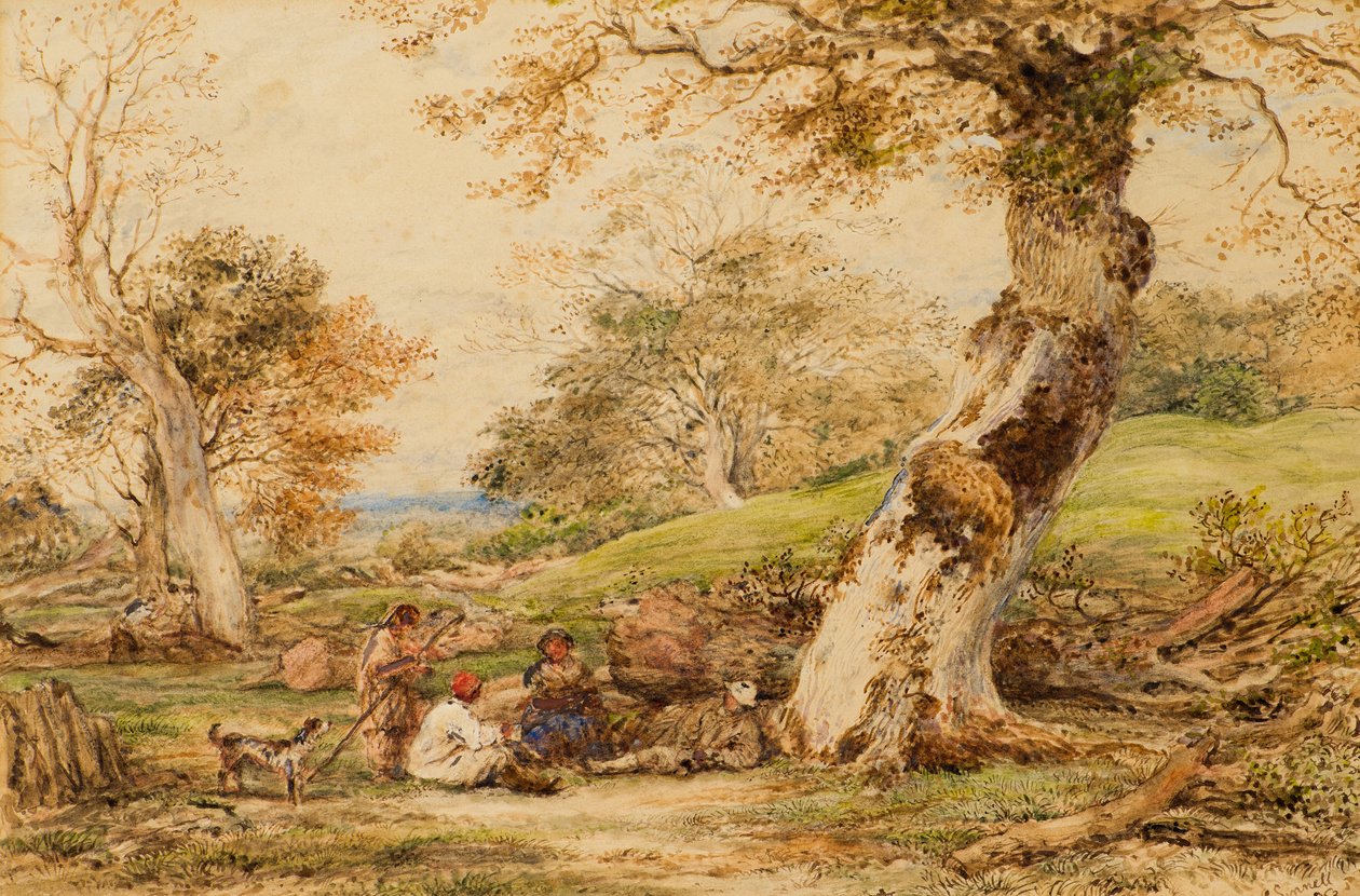 cigányok alkotó: John Linnell