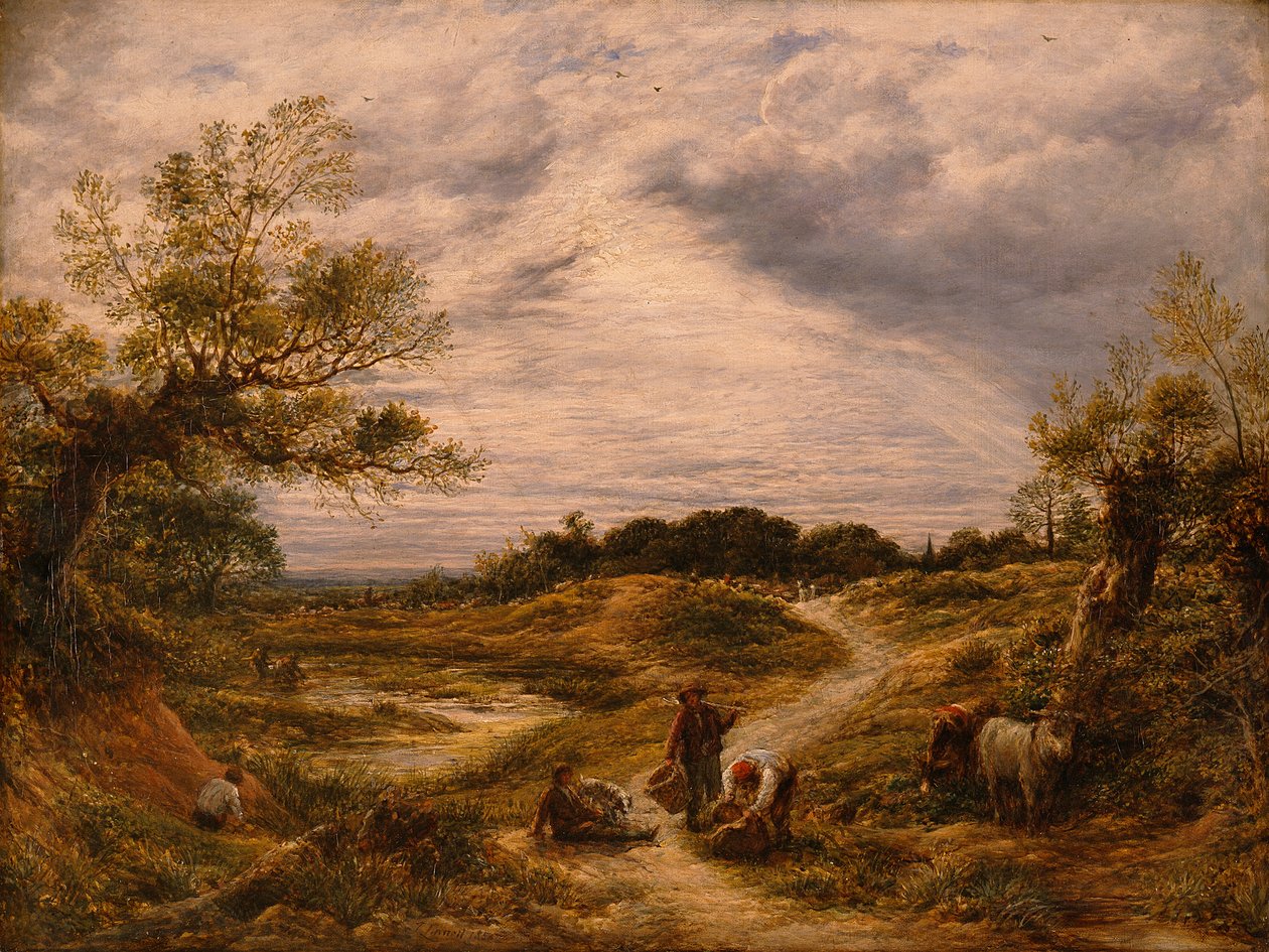 Hampstead Heath, 1855-56 körül (olaj, vászon) alkotó: John Linnell